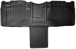Toyota Sienna Floor Liners - Rear - Husky Liners - WeatherBeater - 2nd Row - Black - `11-`12